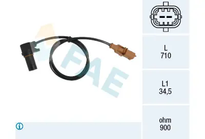 Nueva Colección Sensor de revoluciones, control del motor FAE 79077 FAE 79.077